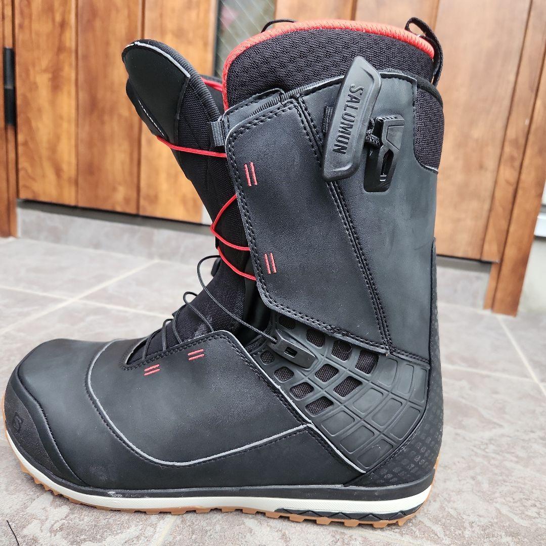 2回使用⭐Salomon DIALOGUE　Xスノーボードブーツ28cm黒赤