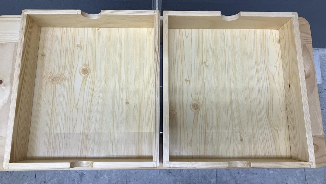 LOWYA キッチンワゴン キャスター付き ナチュラル