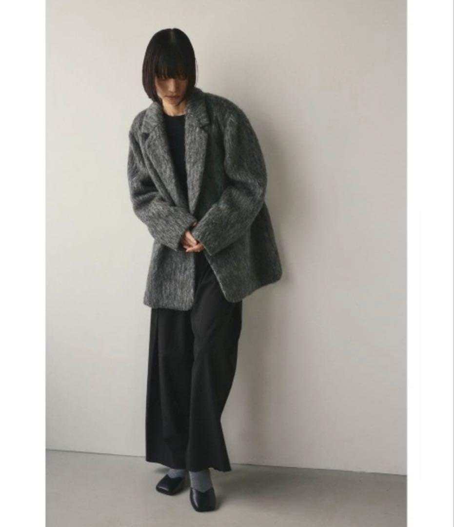 STYLEMIXER シャギーテーラードジャケット　グレー