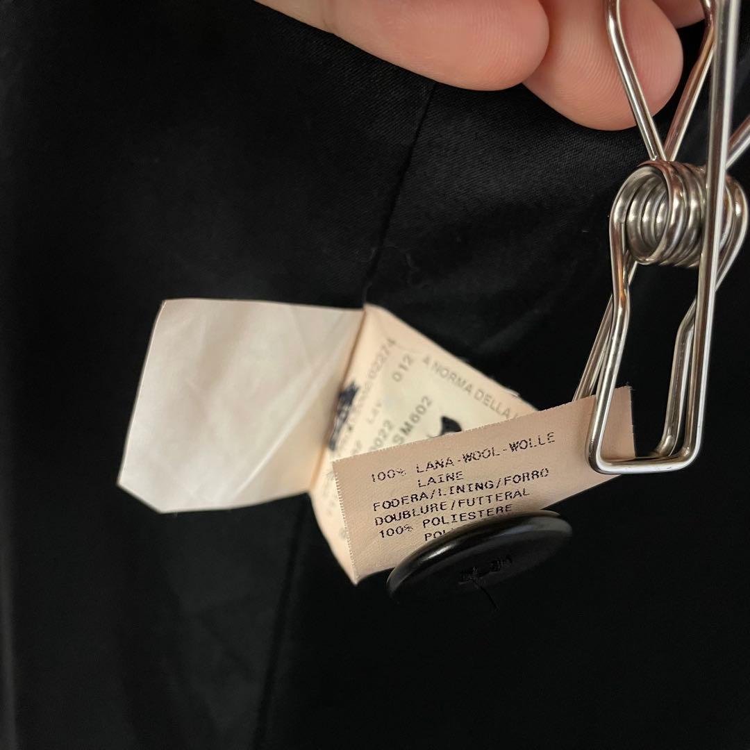 【高級】 アルマーニコレッツィオーニ ウール ロングコート イタリア製 黒 44