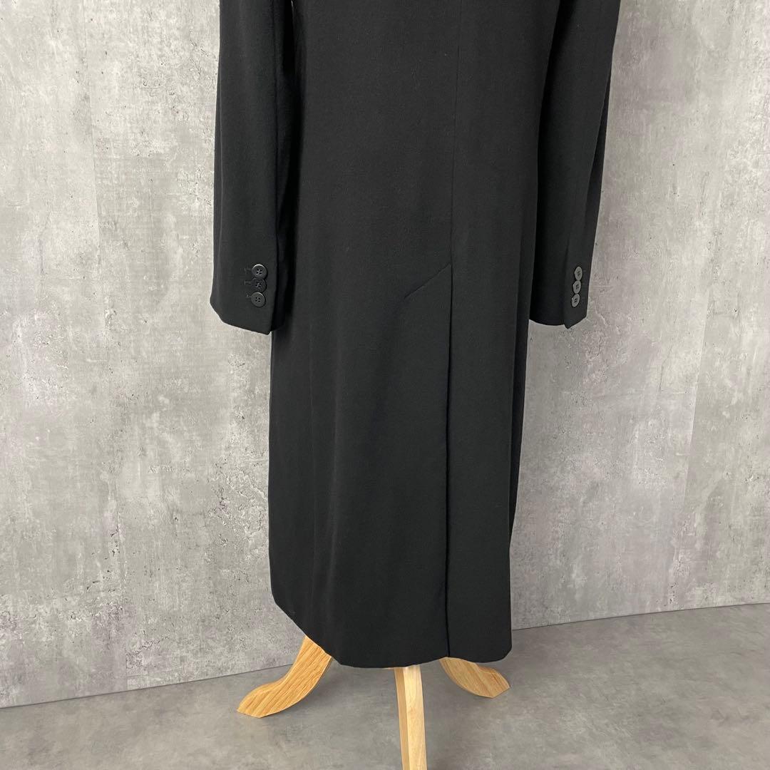 【高級】 アルマーニコレッツィオーニ ウール ロングコート イタリア製 黒 44