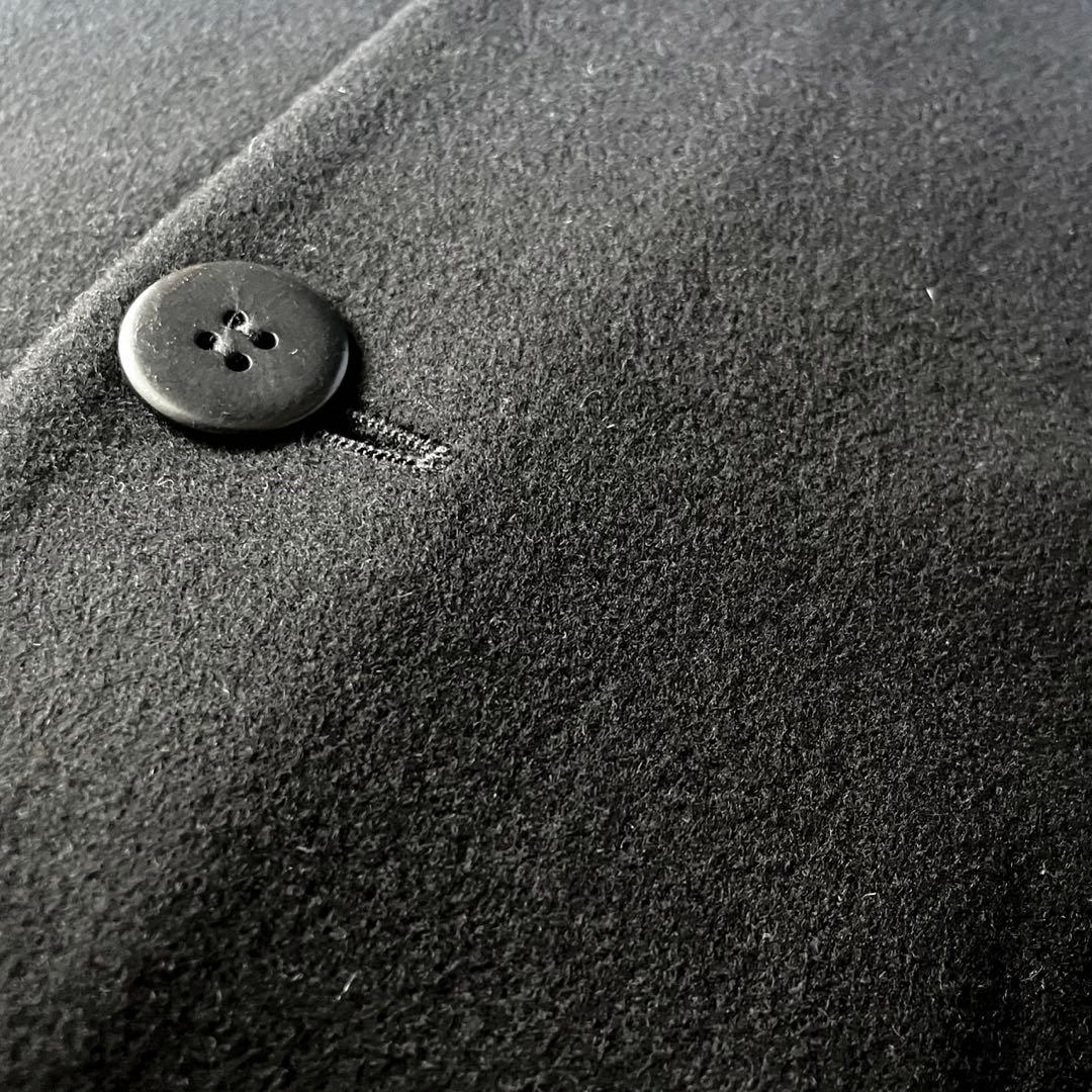 【高級】 アルマーニコレッツィオーニ ウール ロングコート イタリア製 黒 44