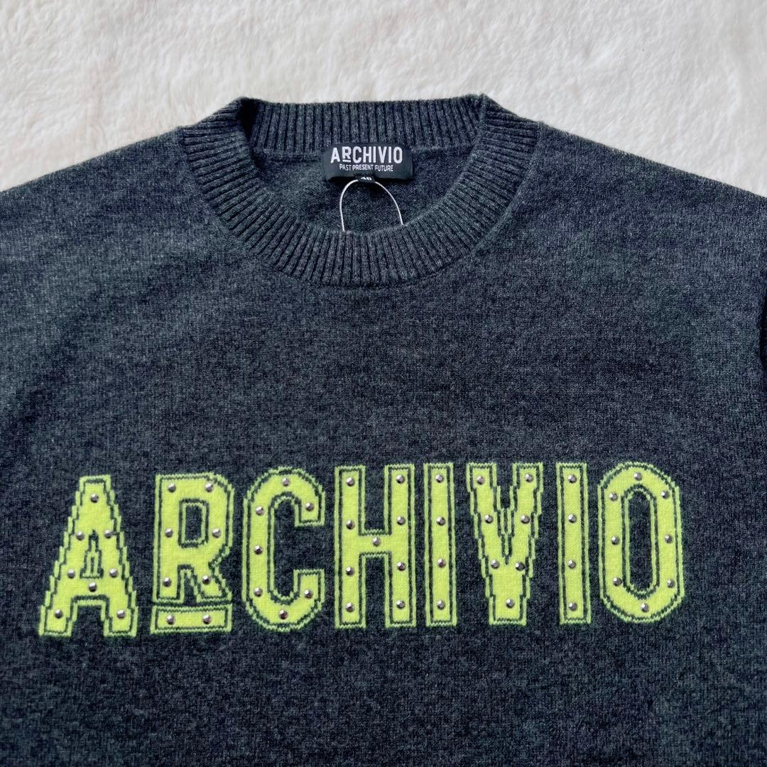 新品　アルチビオ　メンズ　カシミヤ100% ニット長袖プルオーバー　セーター