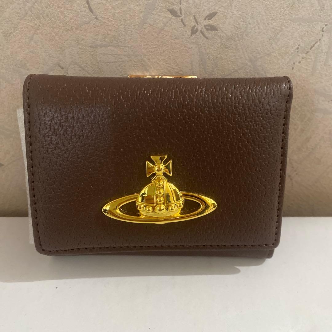 Vivienne Westwood 三つ折り財 913VW138 ブラウン