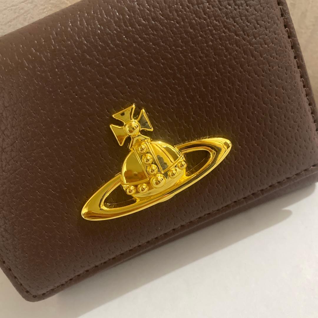 Vivienne Westwood 三つ折り財 913VW138 ブラウン