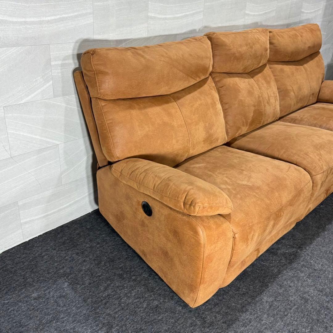 筑波産商 電動リクライニングカウチソファ Astra 右カウチ d5059