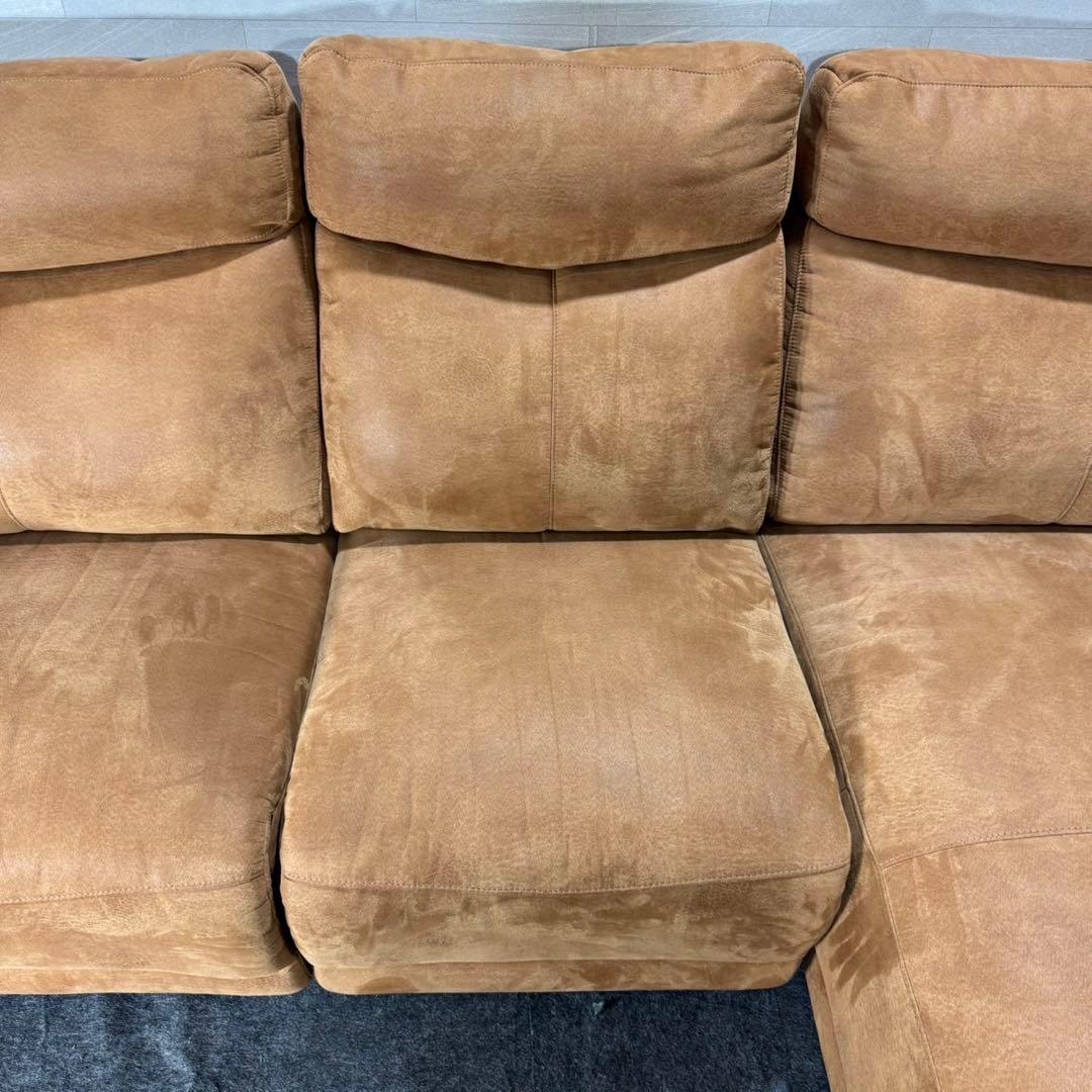 筑波産商 電動リクライニングカウチソファ Astra 右カウチ d5059