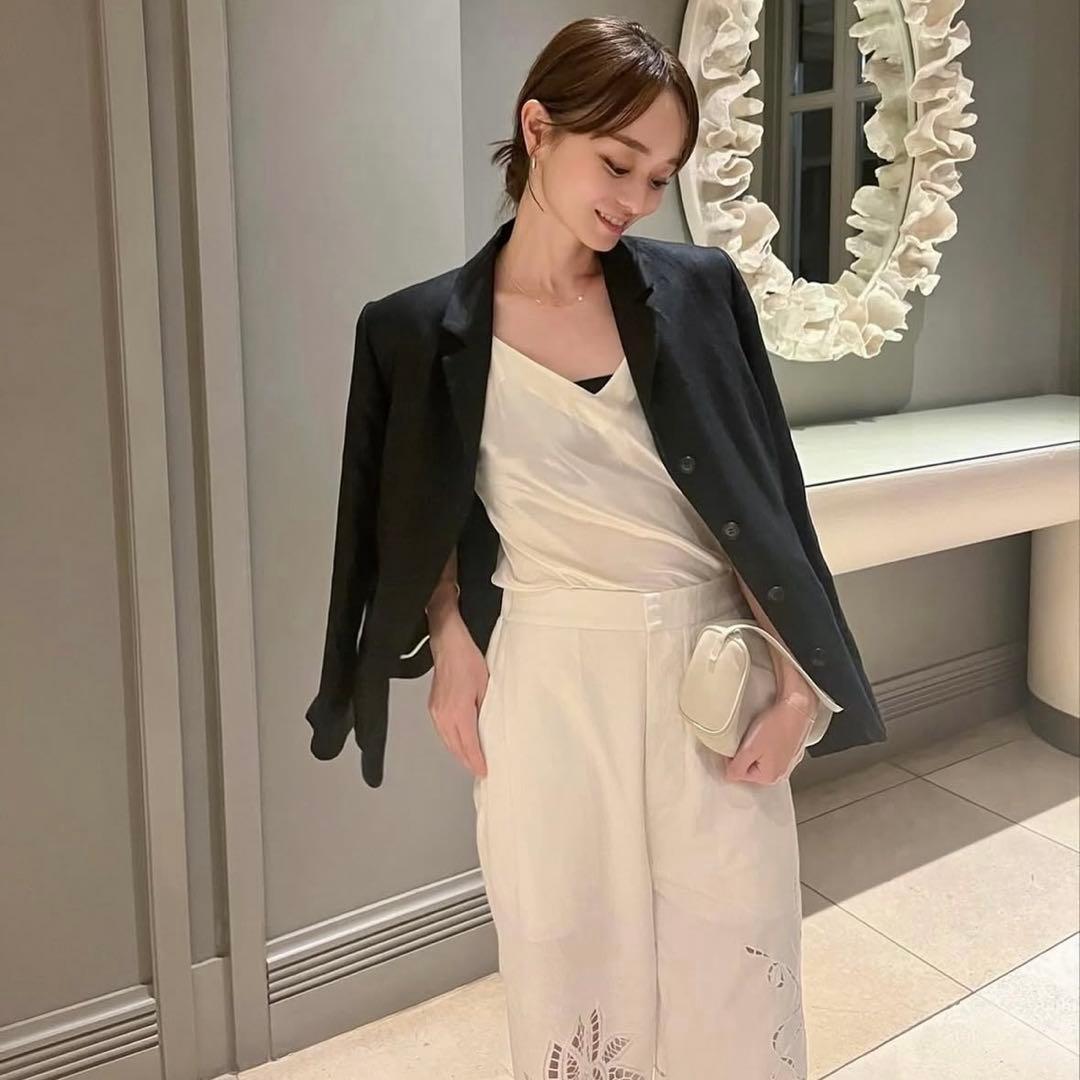 MARNO マーノ Ellen jacket black 丸林広奈