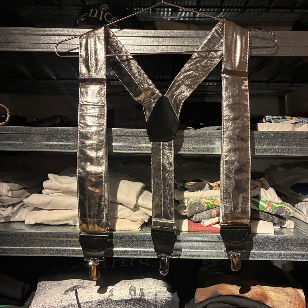 COMME des GARÇONS HOMME PLUS サスペンダー　シルバー