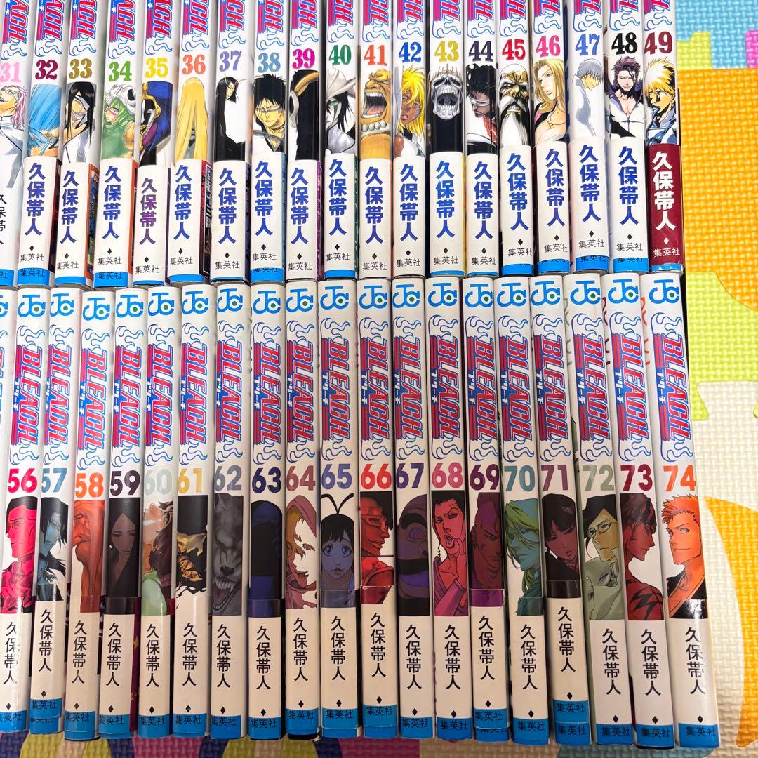 BLEACH ブリーチ　全巻 初版　全７４巻　完結　セット　まとめ売り　帯付　本