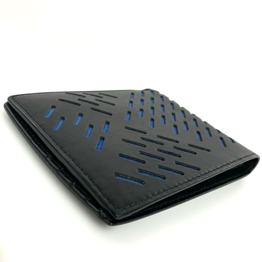 【未使用】ボッテガヴェネタ パンチング イントレチャート 折り財布