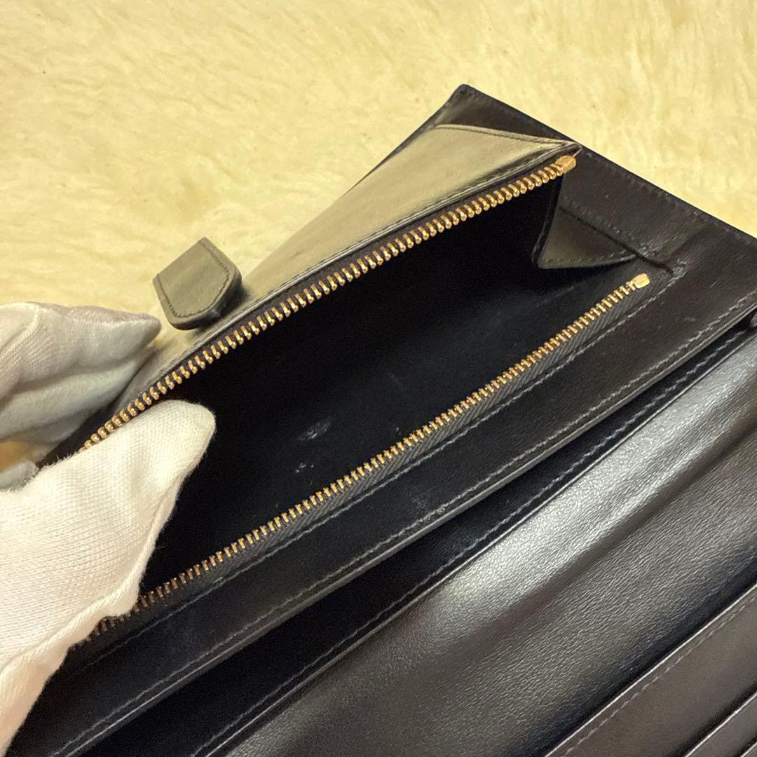 CELINE ブラック 長財布