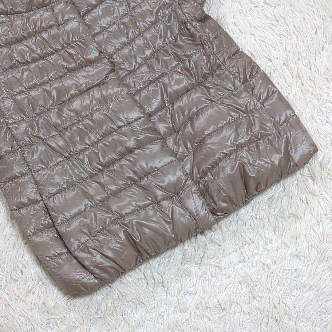 美品 HERNO 40 ICONICO エミリア ケープ ダウンベスト 半袖