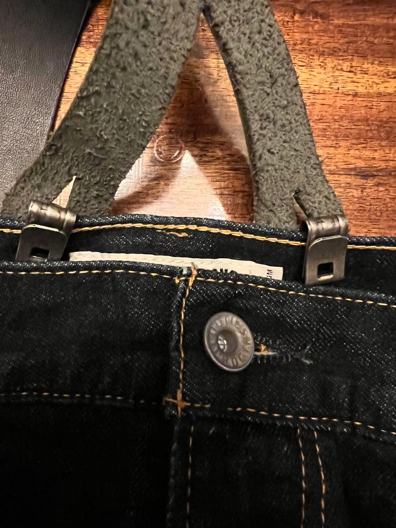 ウエストトゥワイスxシュペリオールレイバー別注コラボ　サスペンダー　激レア