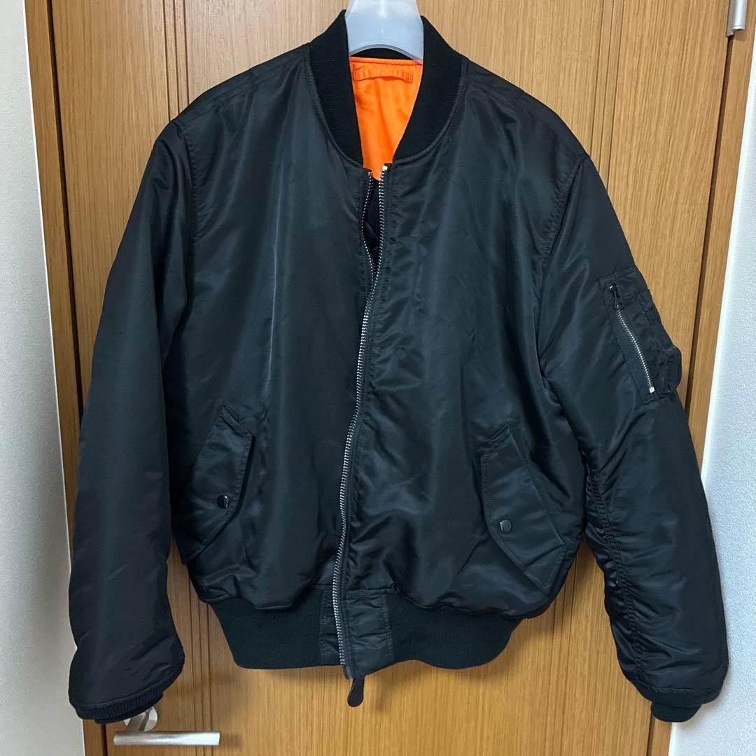 マッソメン専用　28日19時までALPHA MA-1フライトジャケット ブラック