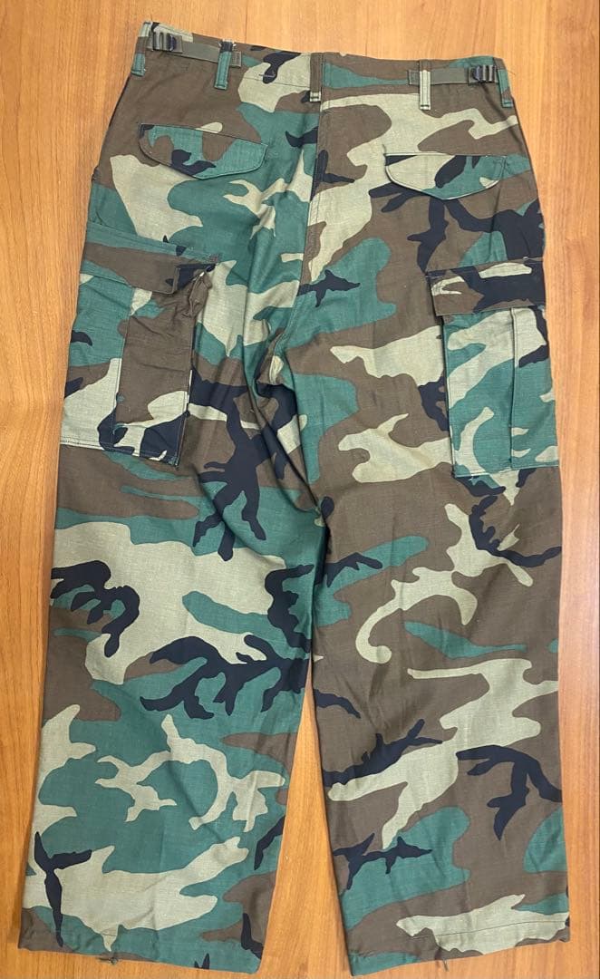 【希少】紙タグ付デッドストック 米軍実物M-65カーゴパンツ M-R 80s
