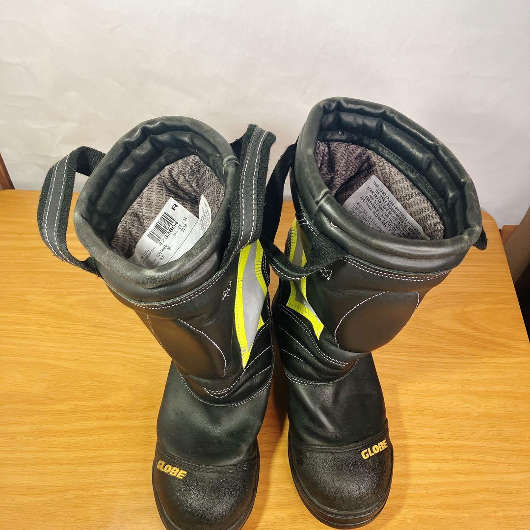 GLOBE 消防用ブーツ ターンアウトギア NFPA規格 US8.5