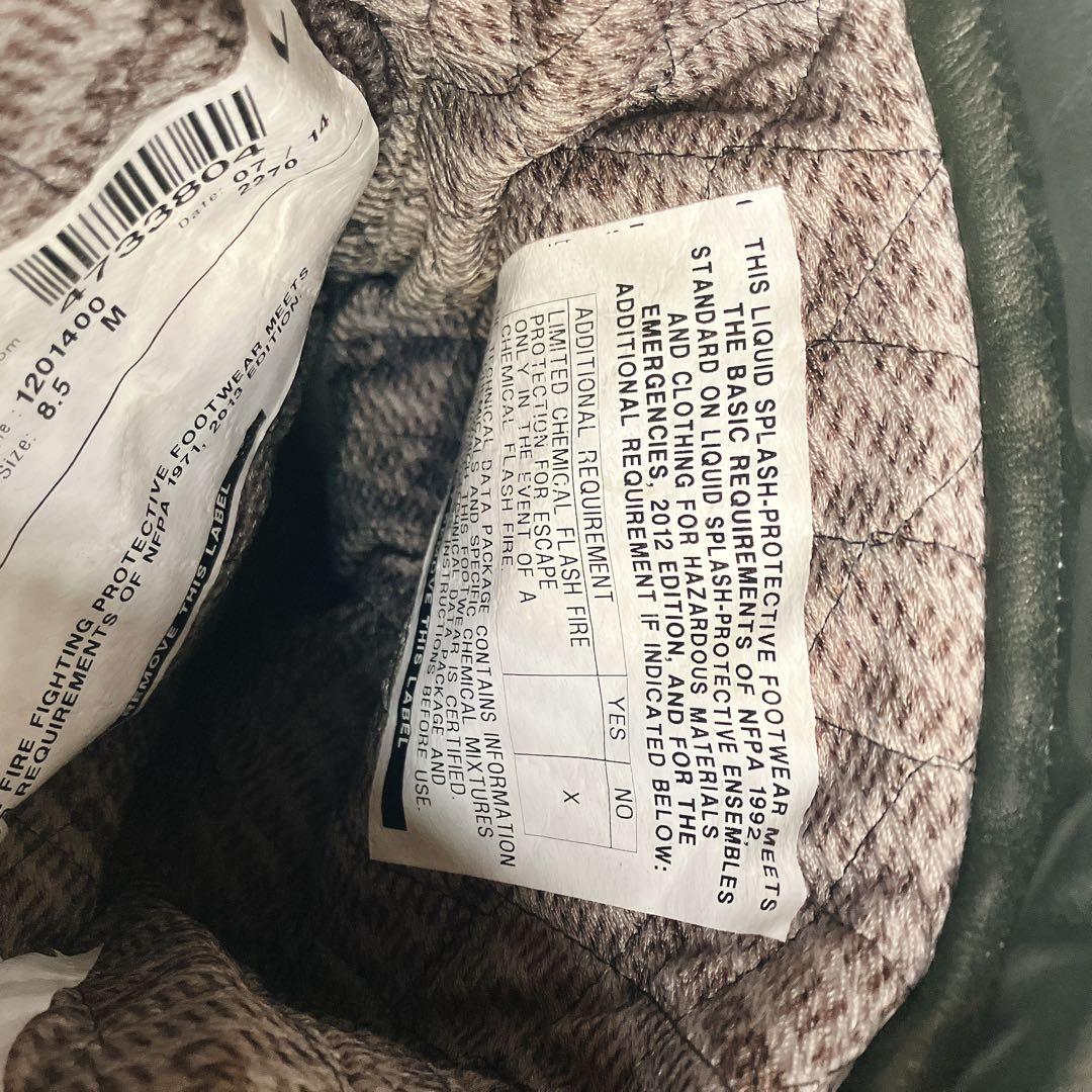 GLOBE 消防用ブーツ ターンアウトギア NFPA規格 US8.5