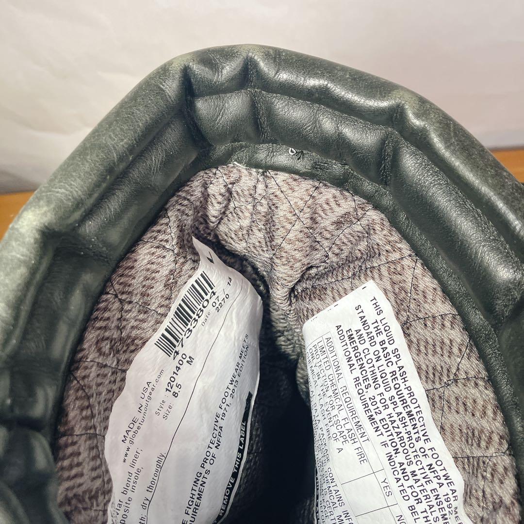 GLOBE 消防用ブーツ ターンアウトギア NFPA規格 US8.5