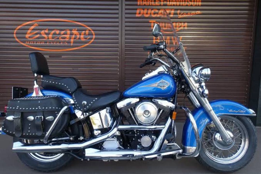 FLSTCソフテイルヘリテイジ(EVO) 純正マフラー