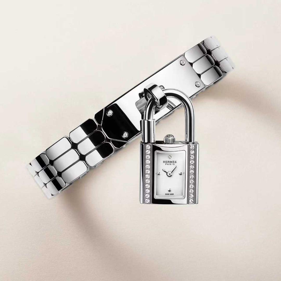 エルメス HERMES 新品未使用 ケリー ダイヤモンド 腕時計 3WAY
