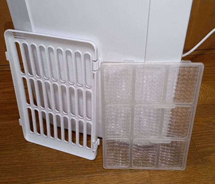 山善衣類乾燥除湿機。