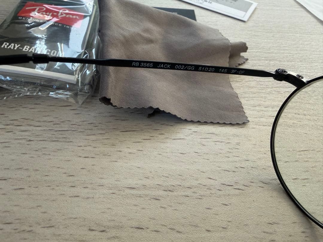 Ray-Ban RB 3565 JACK ブラックサングラス