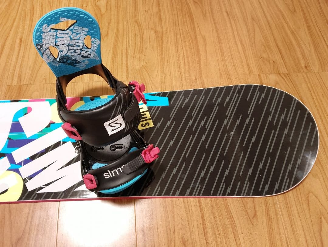 ★使用2回！SIMS スノーボードセット 151 ダブルBOAブーツ 26cm★