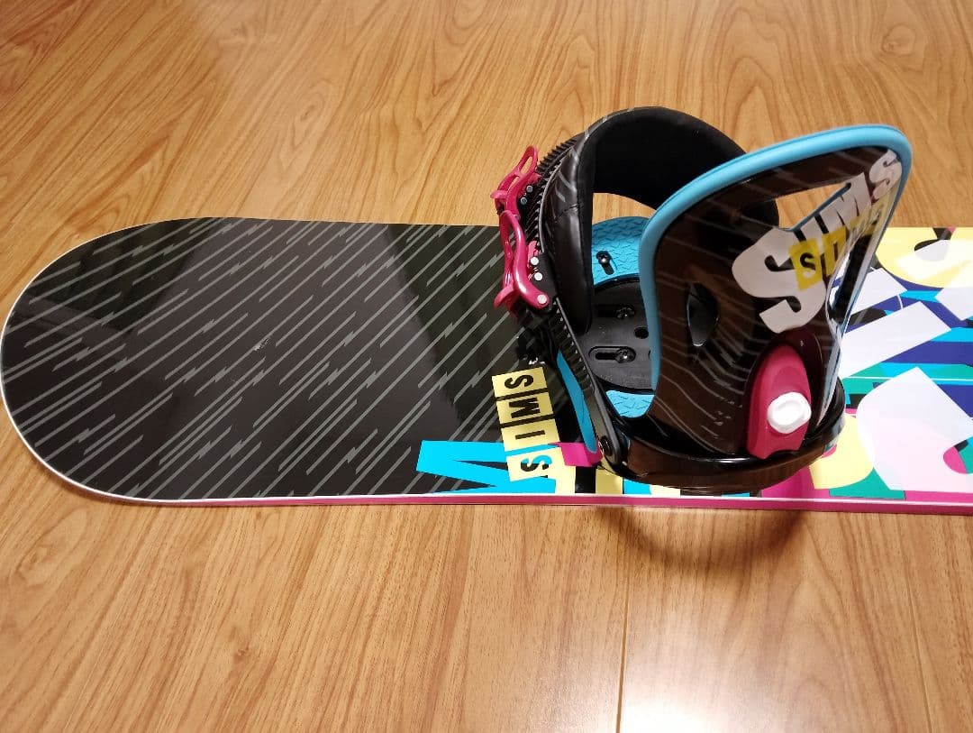 ★使用2回！SIMS スノーボードセット 151 ダブルBOAブーツ 26cm★