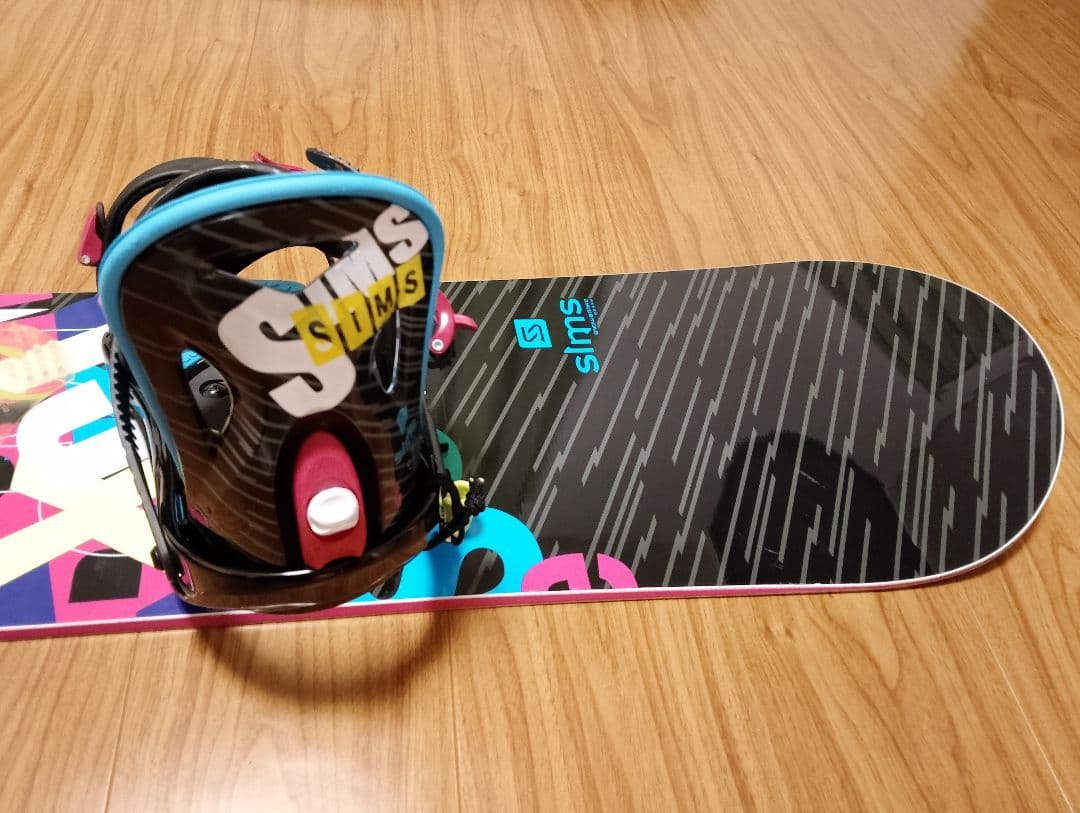 ★使用2回！SIMS スノーボードセット 151 ダブルBOAブーツ 26cm★