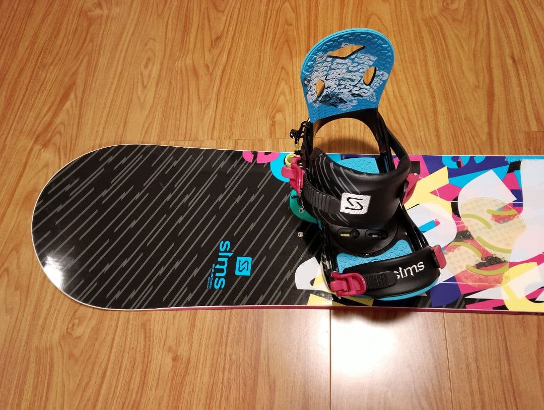 ★使用2回！SIMS スノーボードセット 151 ダブルBOAブーツ 26cm★
