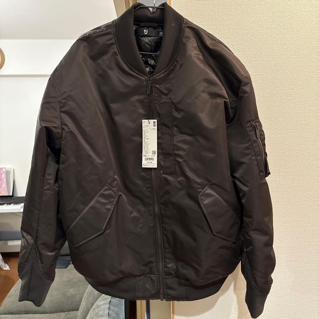 ハイブリッドダウンオーバーサイズMA-1 グレー XXLサイズ 未使用品