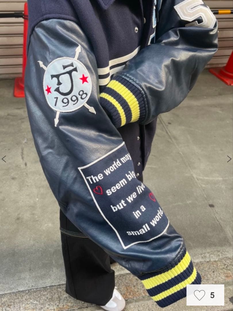 TINA: JOJUN スタジャン 54 ネイビー