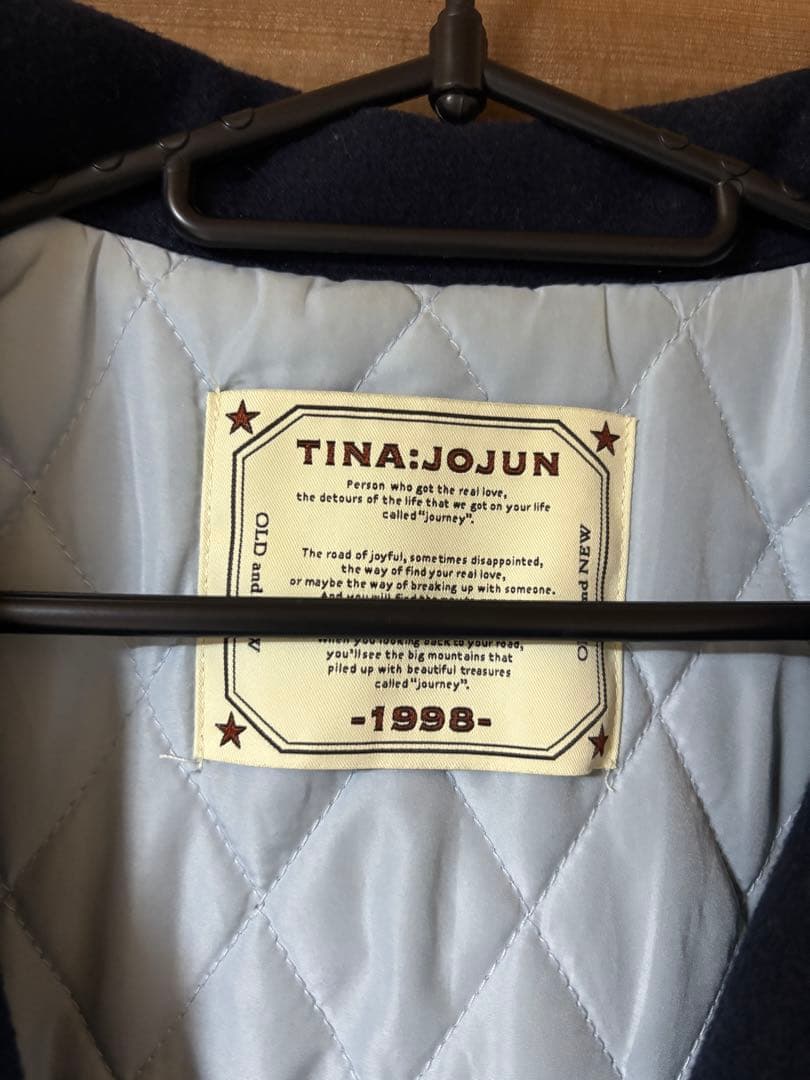 TINA: JOJUN スタジャン 54 ネイビー