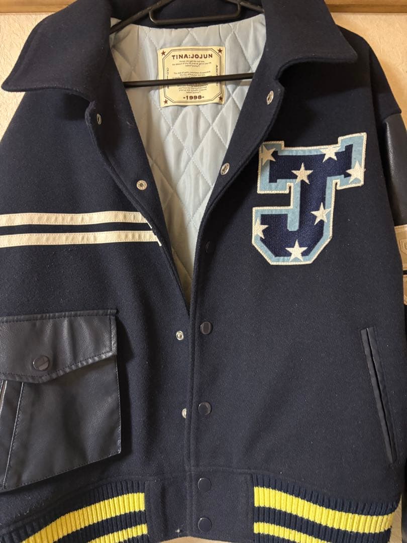 TINA: JOJUN スタジャン 54 ネイビー