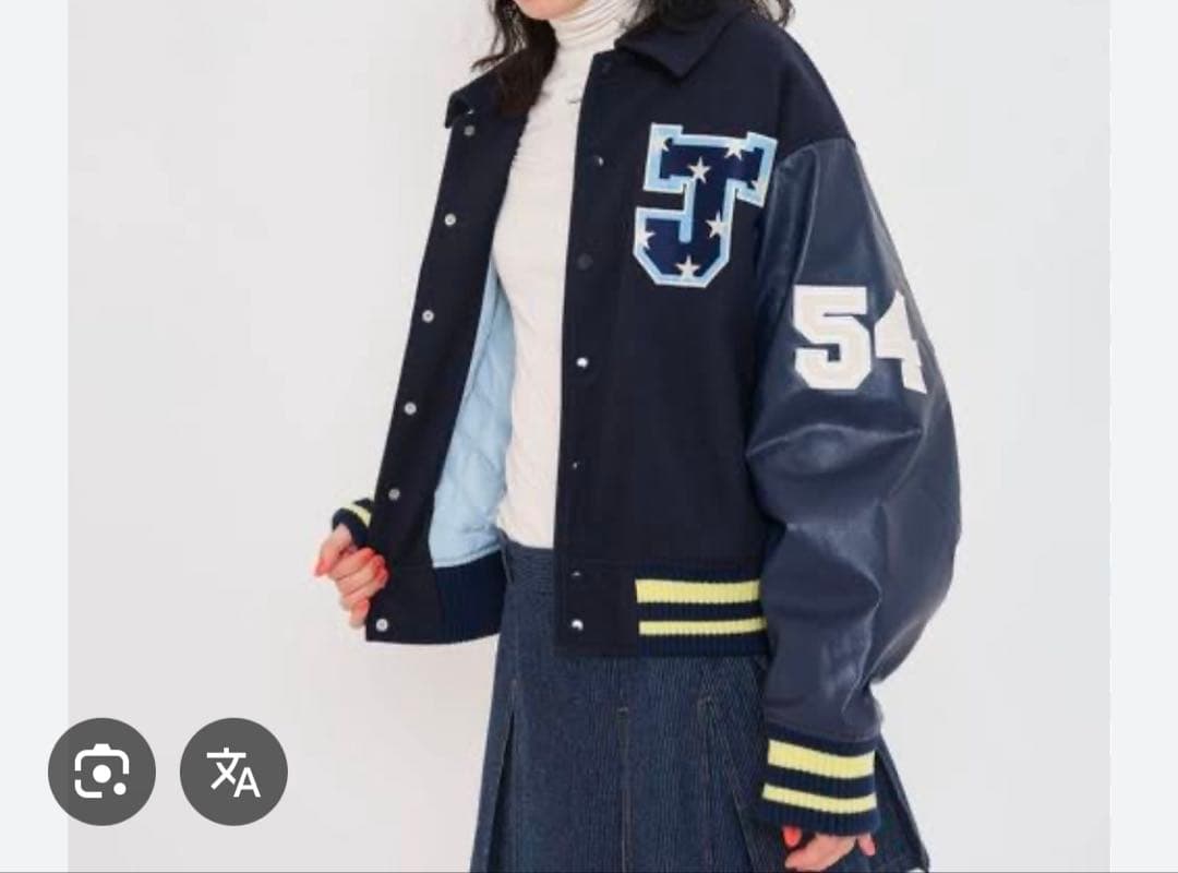 TINA: JOJUN スタジャン 54 ネイビー