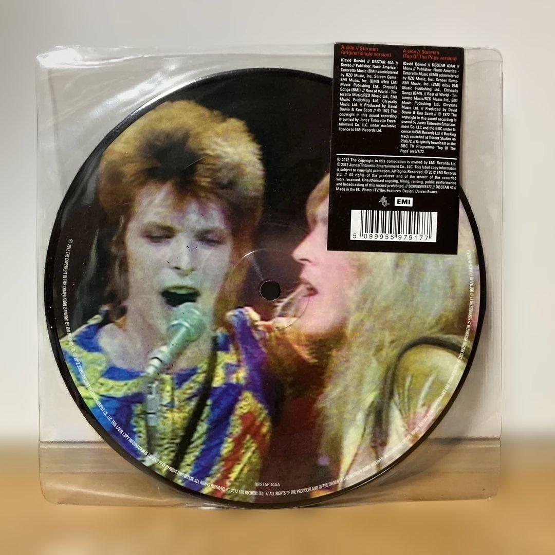 デヴィッド・ボウイ　DAVID BOWIE／STARMAN ピクチャーレコード