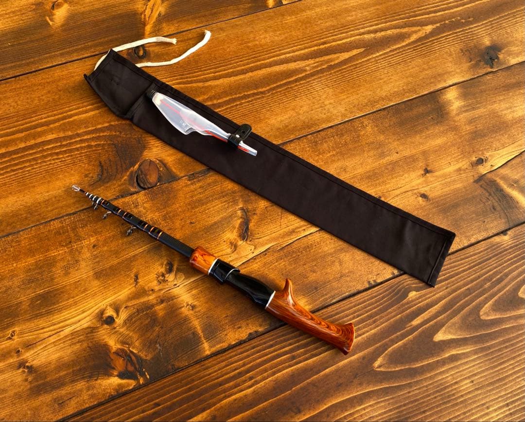 テレスコロッド　ベイト　スピニング　2本セット　5ft3inch トラウトロッド