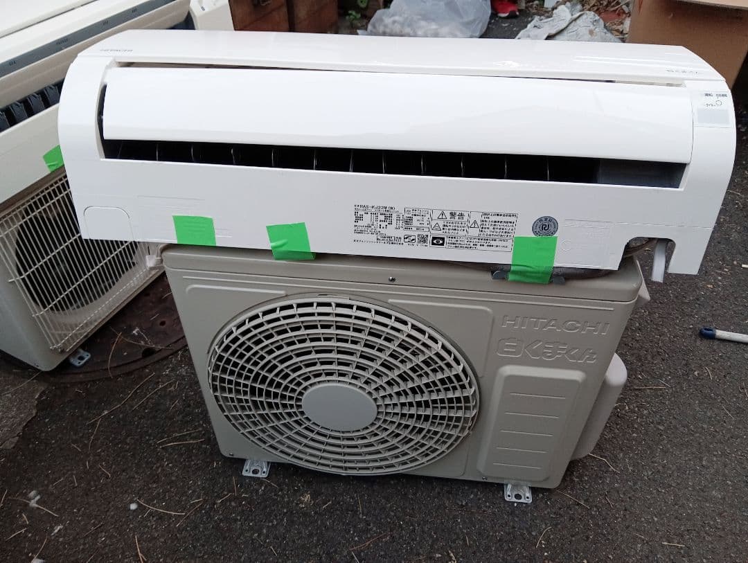 日立 6畳用 ルームエアコン白くまくん 冷暖房 RAS-KJ22M・2023年製