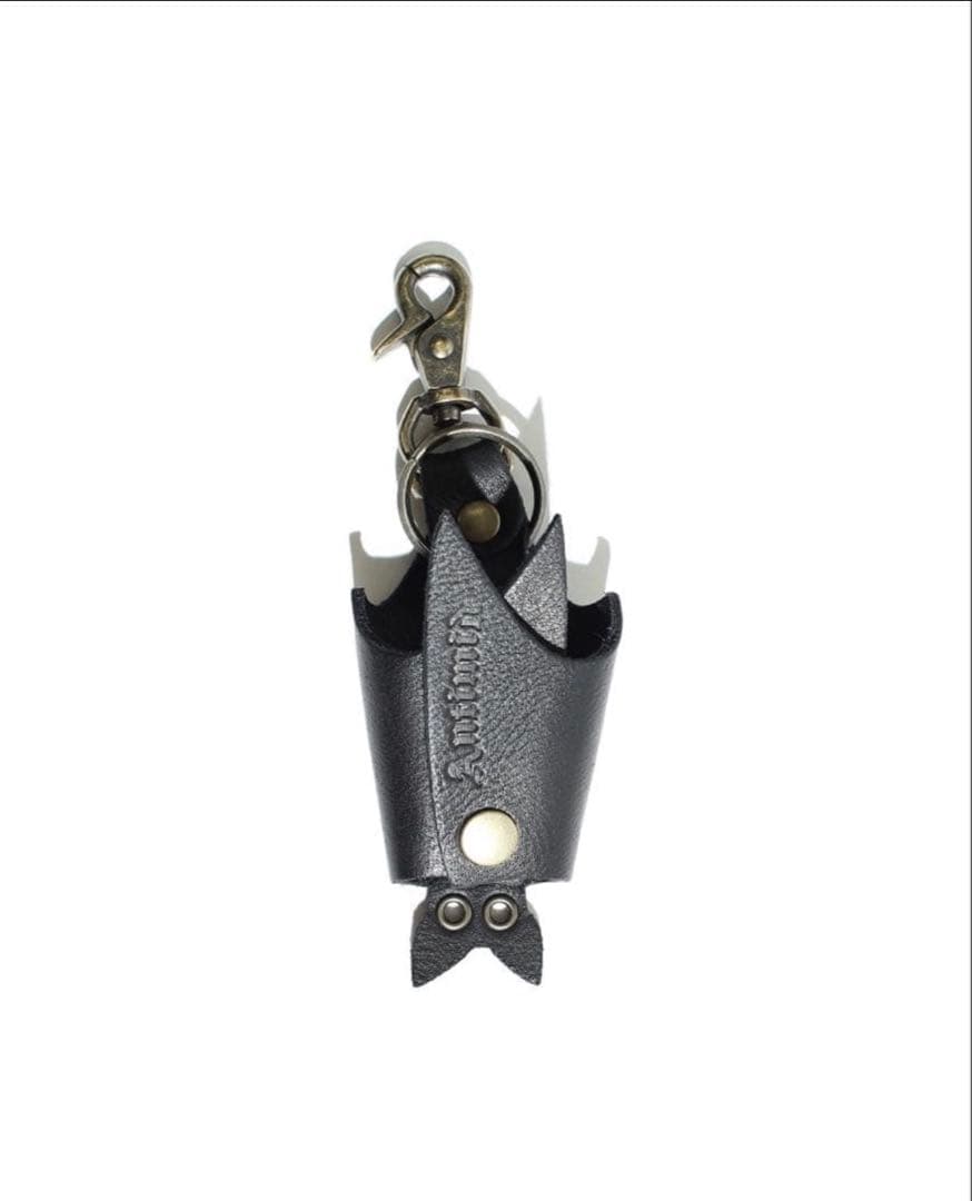 ANTIMID KEYCASE レザーコウモリ型レザーキーケース ブラック