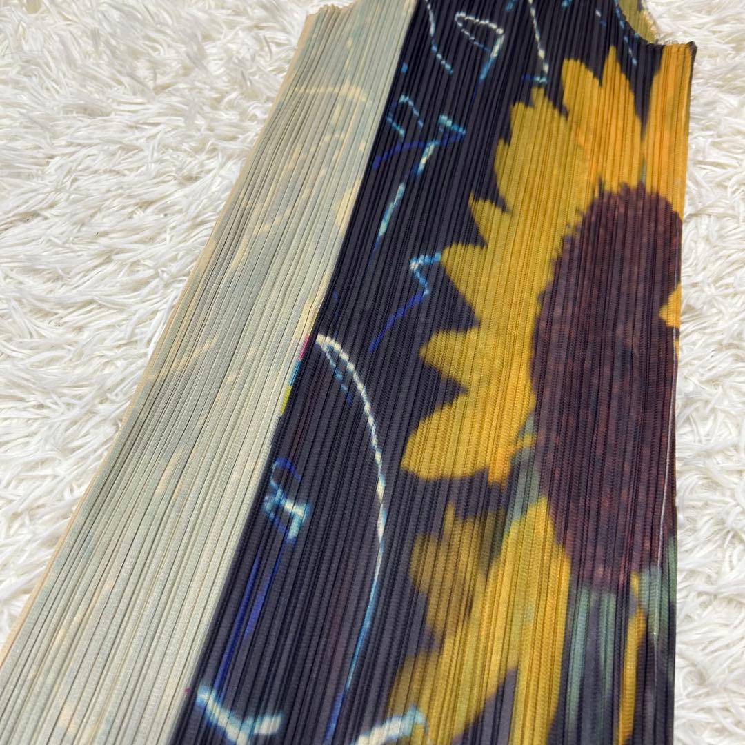 PLEATS PLEASE 97SS 荒木経惟 ひまわり 転写 ワンピース