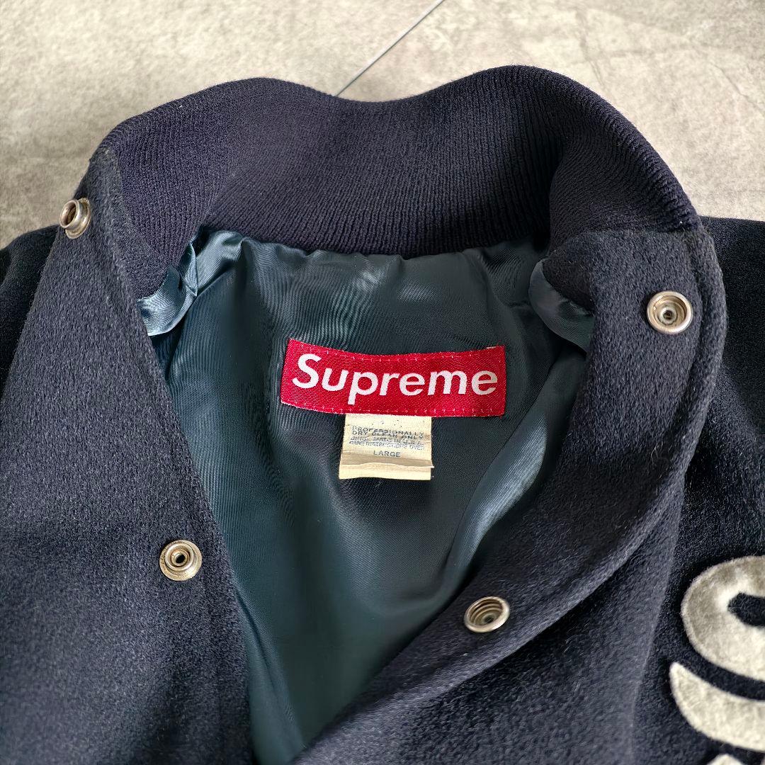 1999 オールド シュプリーム 2nd スタジャン Varsity L 90s