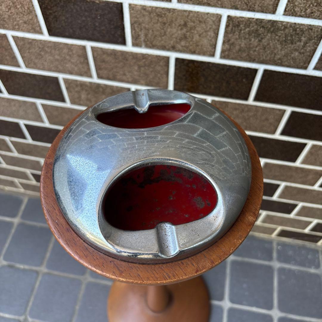 木製灰皿　スタンド灰皿　置き型灰皿