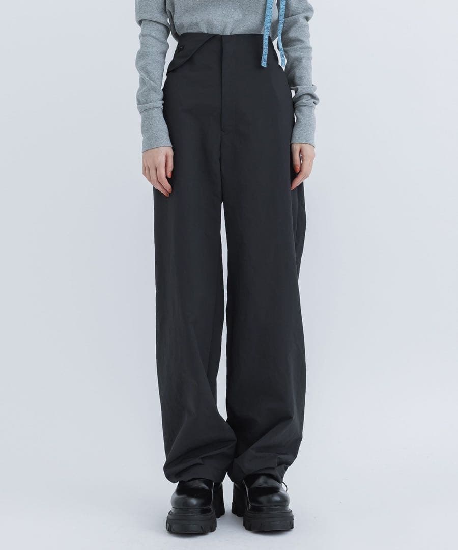 akaneutsunomiya パンツ ブラック テーパード