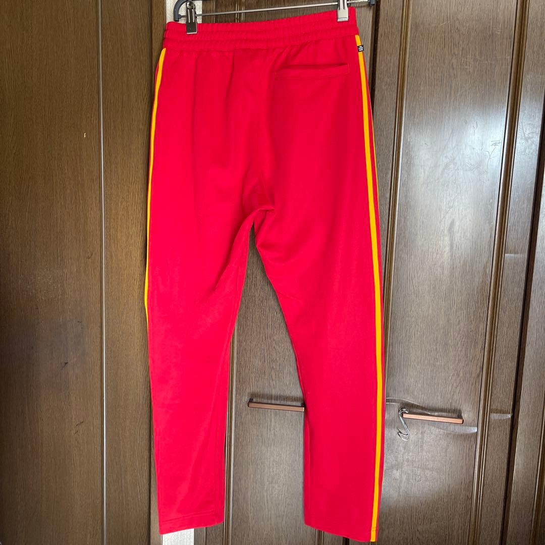 adidas トレフォイルロゴ　レッド トレーニングパンツ