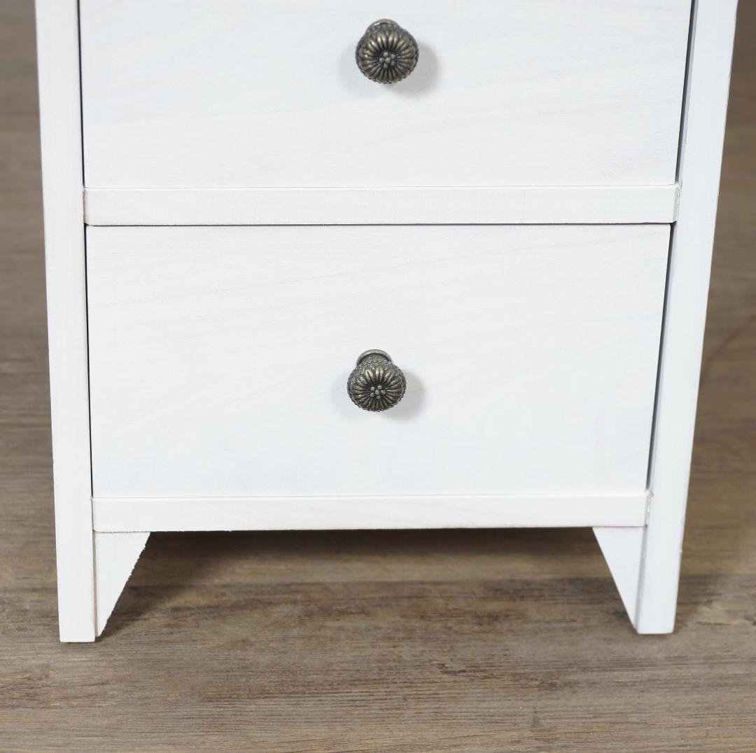 桐製　 隙間ラック　箪笥　整理タンス　書類チェスト　8段　収納　完成品