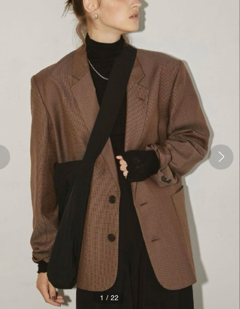 ジャケット・アウター TODAYFUL Houndstooth Wool Jacket 38