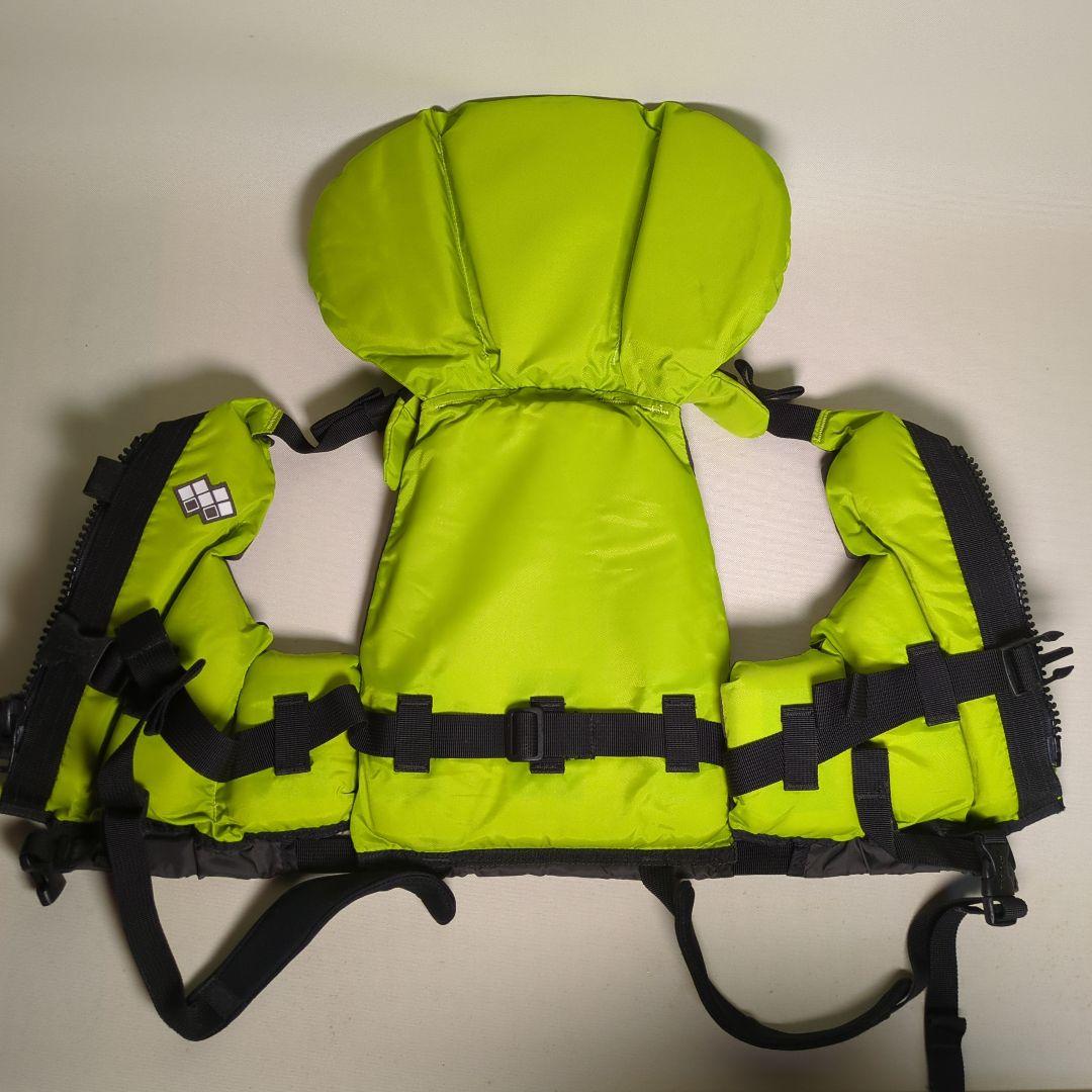 モンベル　ライフジャケット　キッズ85~125cm　2着　ライムグリーン