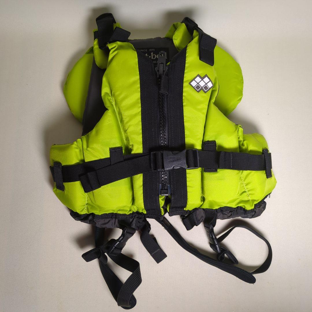 モンベル　ライフジャケット　キッズ85~125cm　2着　ライムグリーン