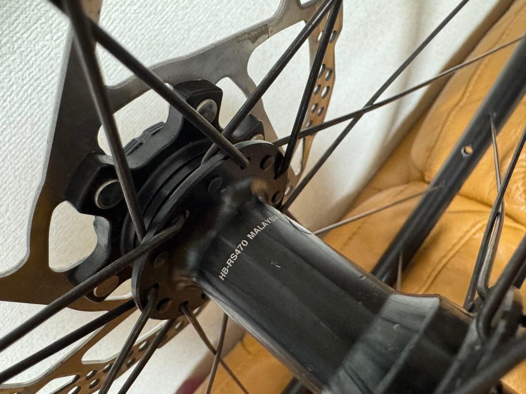 Shimano RS470 ディスクホイール 前後 ローター付 センターロック